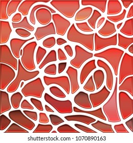 abstract vector stained-glass mosaic background