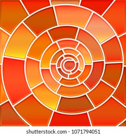 abstract vector stained-glass mosaic background