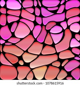 abstract vector stained-glass mosaic background
