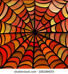 abstract vector stained-glass mosaic background