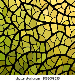 abstract vector stained-glass mosaic background