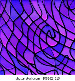 abstract vector stained-glass mosaic background