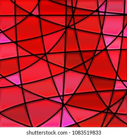 abstract vector stained-glass mosaic background