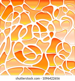 abstract vector stained-glass mosaic background