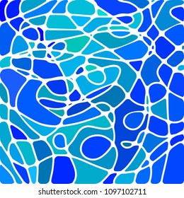 abstract vector stained-glass mosaic background