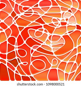 abstract vector stained-glass mosaic background