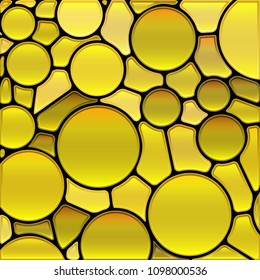 abstract vector stained-glass mosaic background