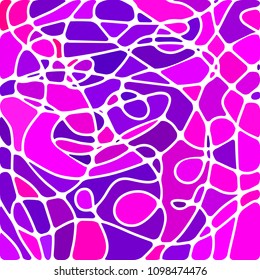 abstract vector stained-glass mosaic background