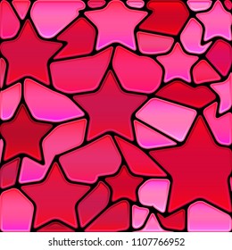 abstract vector stained-glass mosaic background