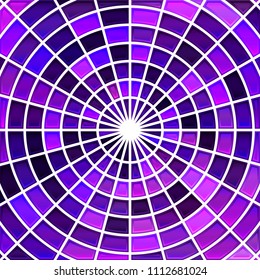 abstract vector stained-glass mosaic background - purple and violet