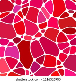 abstract vector stained-glass mosaic background - red and purple circles