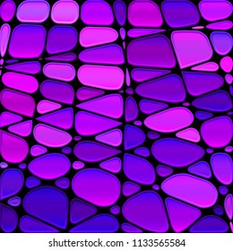 abstract vector stained-glass mosaic background - purple and violet