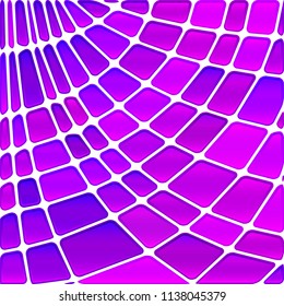 abstract vector stained-glass mosaic background - purple and violet