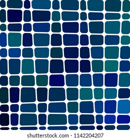abstract vector stained-glass mosaic background - dark blue