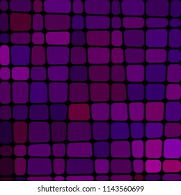 abstract vector stained-glass mosaic background - purple and violet