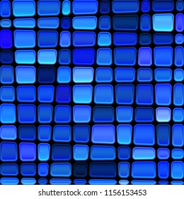 abstract vector stained-glass mosaic background - dark blue