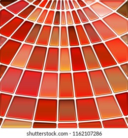 abstract vector stained-glass mosaic background - red and orange