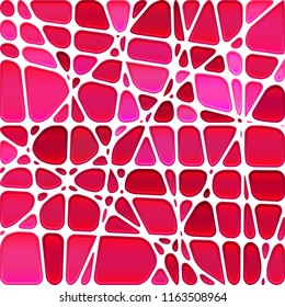 abstract vector stained-glass mosaic background - purple and red