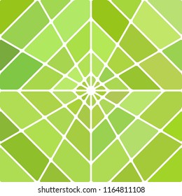 abstract vector stained-glass mosaic background - green rhombus