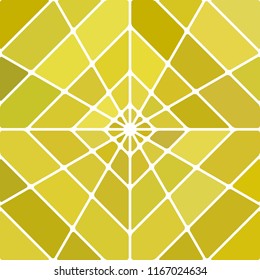 abstract vector stained-glass mosaic background - yellow rhombus