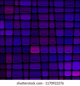 abstract vector stained-glass mosaic background - purple and violet