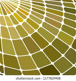 abstract vector stained-glass mosaic background - yellow and brown