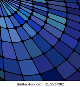 abstract vector stained-glass mosaic background - blue and violet