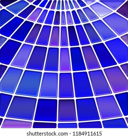 abstract vector stained-glass mosaic background - blue and violet