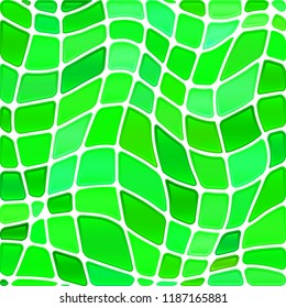 abstract vector stained-glass mosaic background - bright green