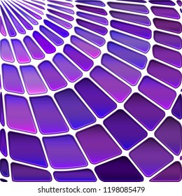 abstract vector stained-glass mosaic background - purple and violet