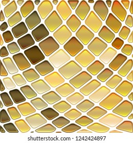 abstract vector stained-glass mosaic background - brown and beige