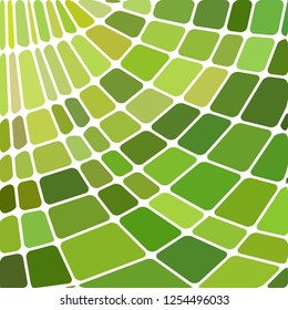 abstract vector stained-glass mosaic background - green and brown