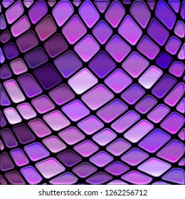 abstract vector stained-glass mosaic background - purple and violet