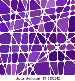 abstract vector stained-glass mosaic background - purple and violet