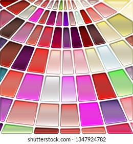 abstract vector stained-glass mosaic background - red and gray
