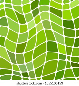 abstract vector stained-glass mosaic background - bright green