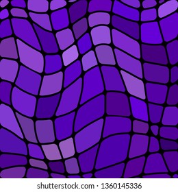 abstract vector stained-glass mosaic background - purple and violet