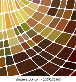 abstract vector stained-glass mosaic background - brown and beige