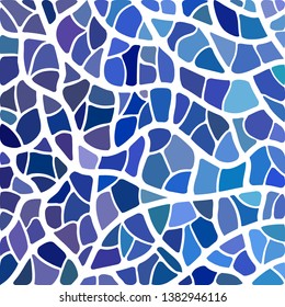 abstract vector stained-glass mosaic background - blue and violet