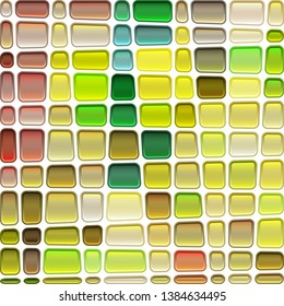 abstract vector stained-glass mosaic background - yellow and green