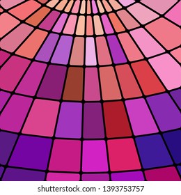 abstract vector stained-glass mosaic background - red and violet