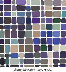 abstract vector stained-glass mosaic background - blue and brown
