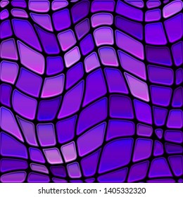 abstract vector stained-glass mosaic background - purple and violet