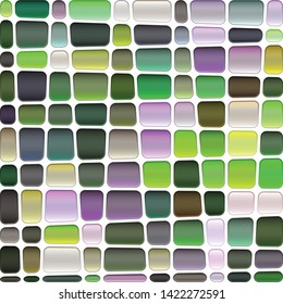 abstract vector stained-glass mosaic background - green and violet