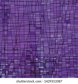 abstract vector stained-glass mosaic background - purple and violet