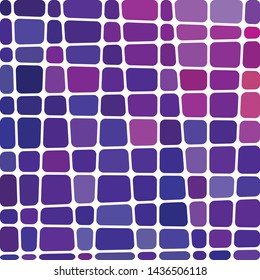 abstract vector stained-glass mosaic background - purple and violet