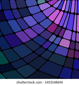 abstract vector stained-glass mosaic background - purple and violet