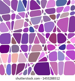abstract vector stained-glass mosaic background - purple and violet