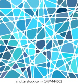 abstract vector stained-glass mosaic background - blue and gray