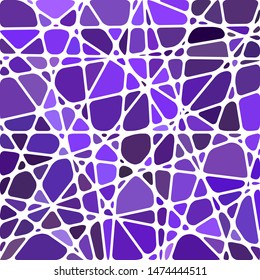 abstract vector stained-glass mosaic background - purple and violet